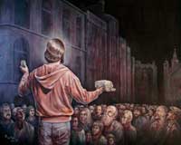 Painting by Wanda Riske