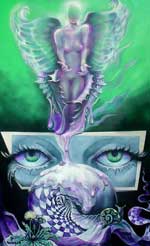 Painting by Wanda Riske