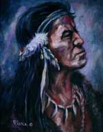 Painting by Wanda Riske