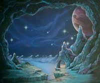 Painting by Wanda Riske